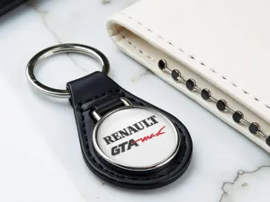 Renault Safety Keychains High-Quality Leather Modern Style